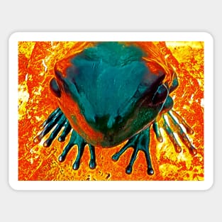 Molten Frog Sticker